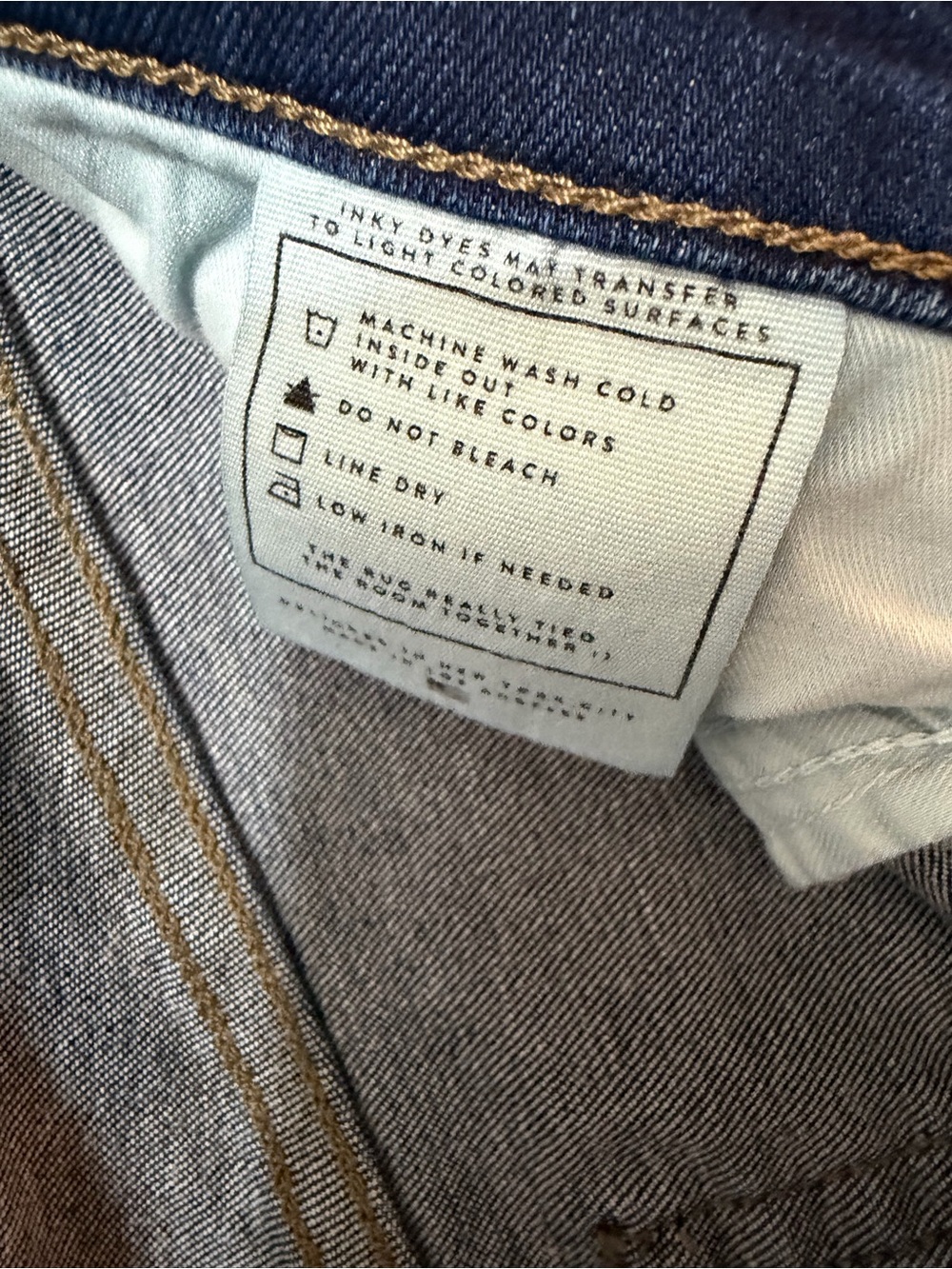 AYR The Stir Slim Straight Jeans High Rise Size 31S - Indigo Blue - Picture 7 of 11